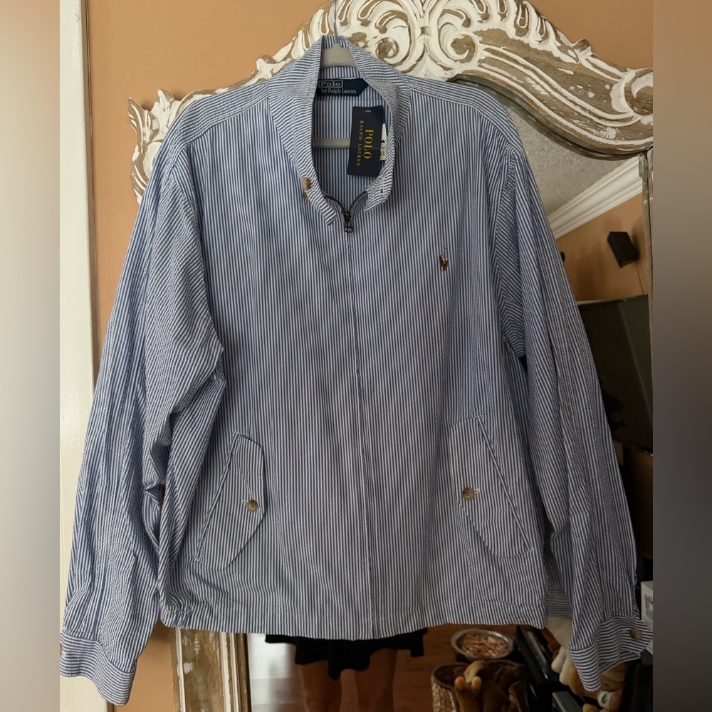 EUC Polo by Ralph Lauren Men and Women’s UNISEX Navy & White Jacket